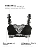 Donna - Bustier con pizzo in Poliammide di colore Nero, Pizzo, della serie Love Lace di CALIDA