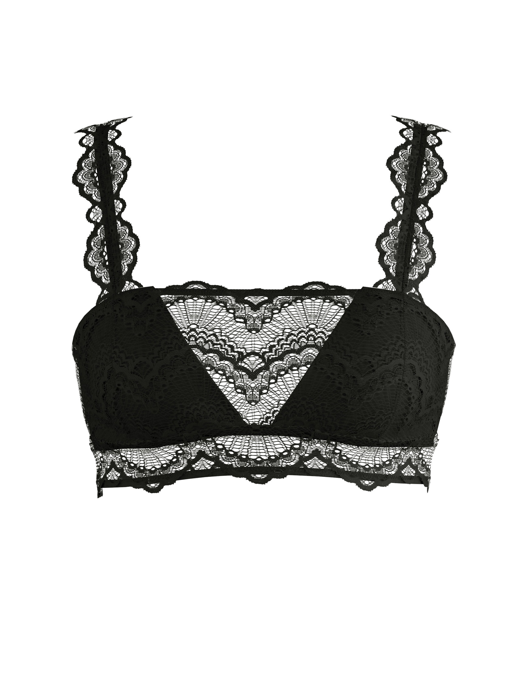 Femme - Brassière en dentelle en Polyamide de couleur Noir, Dentelle, de la série Love Lace de CALIDA