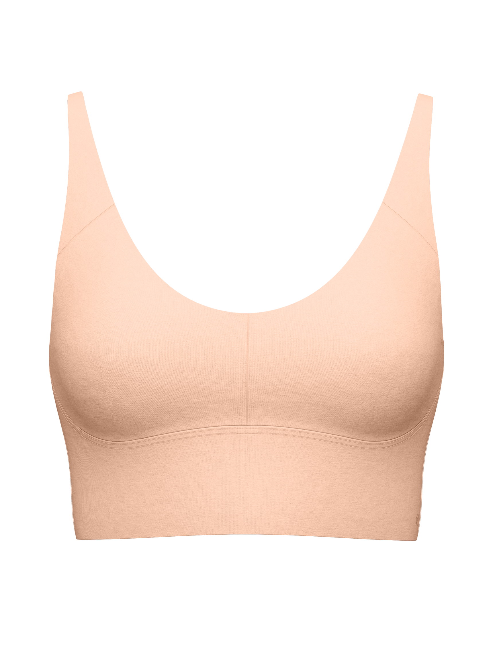 Femme - Bustier à bretelles réglables en Modal de couleur Rose, Unicolore, de la série Natural Skin de CALIDA