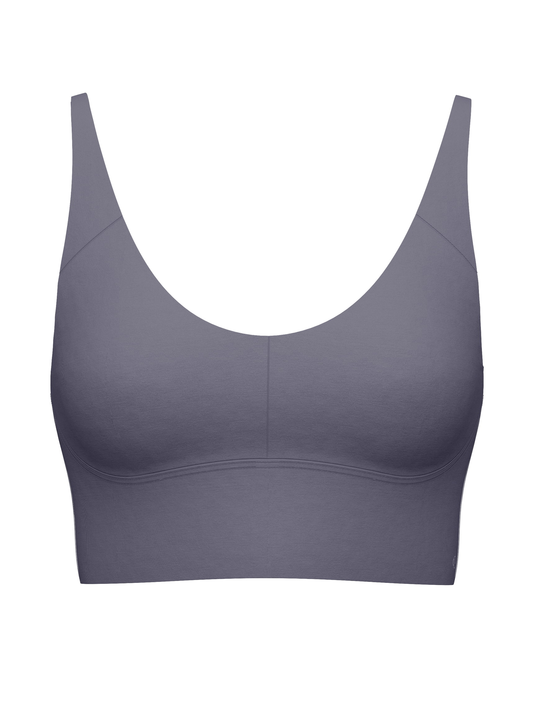 Femme - Bustier à bretelles réglables en Modal de couleur Gris, Unicolore, de la série Natural Skin de CALIDA