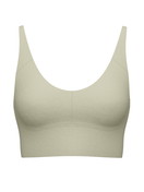 Women - Bustier with adjustable straps made of Modal in Green, Unicoloured, from the Natural Skin series by CALIDA