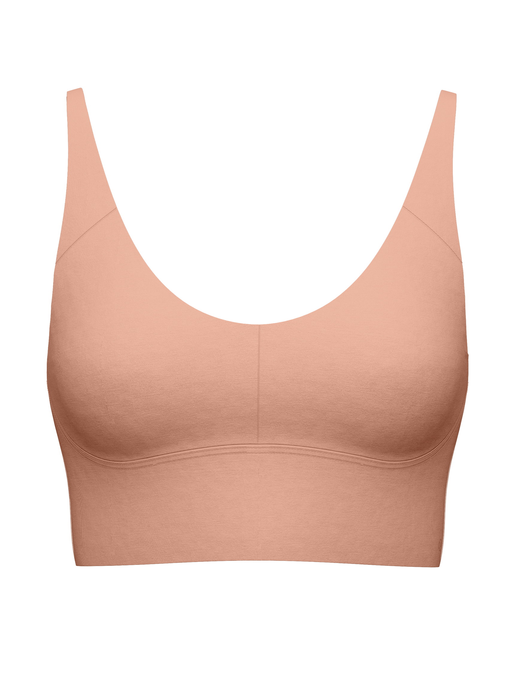 Women - Bustier with adjustable straps made of Modal in Grey, Unicoloured, from the Natural Skin series by CALIDA