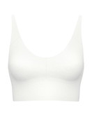 Women - Bustier with adjustable straps made of Modal in White, Unicoloured, from the Natural Skin series by CALIDA