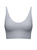 Women - Bustier with adjustable straps made of Modal in Grey, Unicoloured, from the Natural Skin series by CALIDA