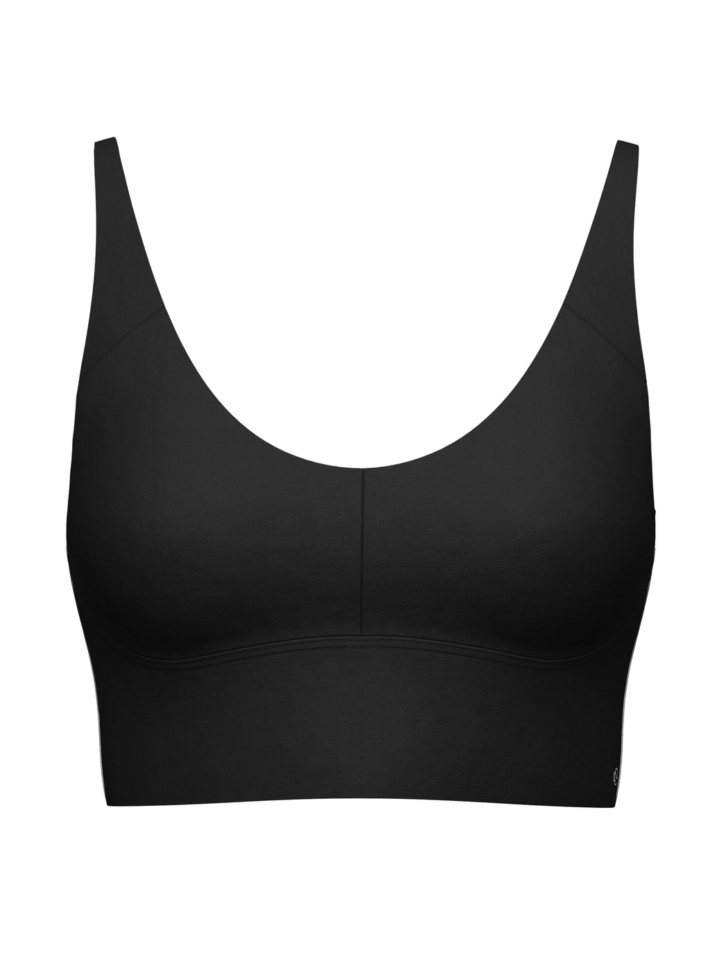 Women - Bustier with adjustable straps made of Modal in Black, Unicoloured, from the Natural Skin series by CALIDA