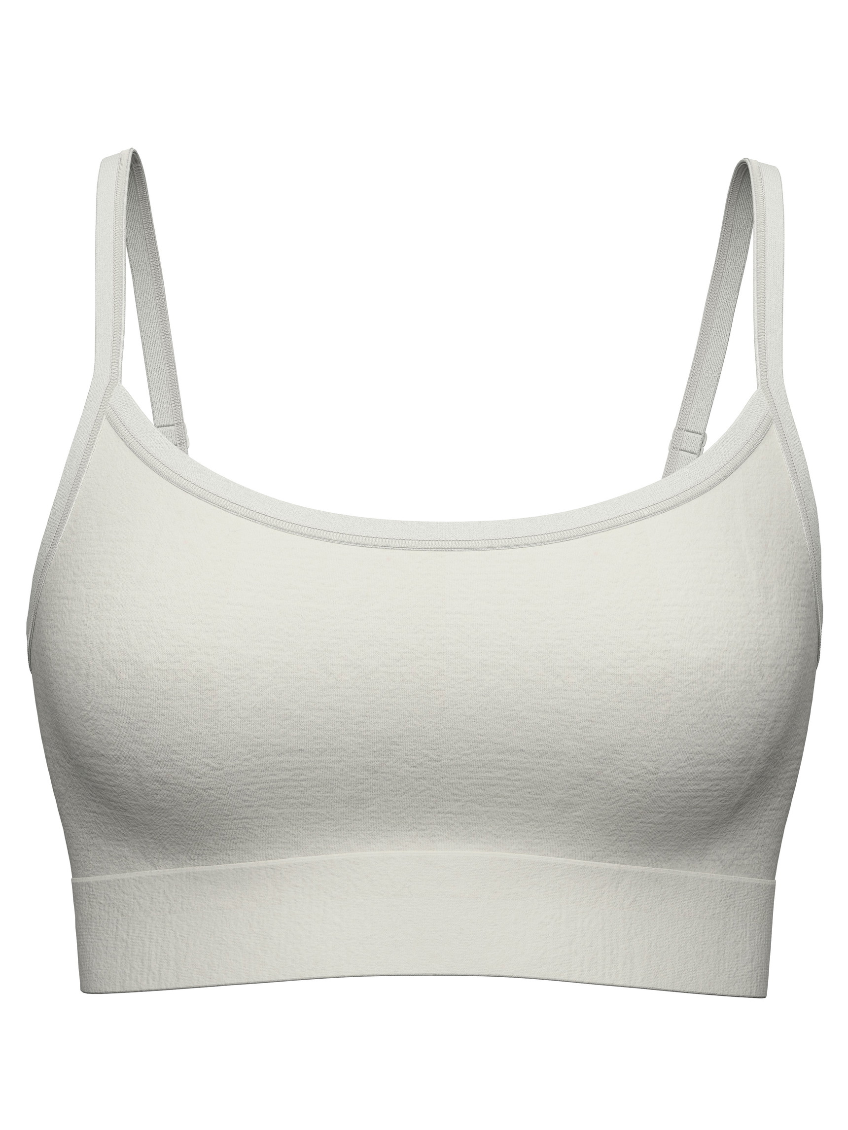 Damen - Bustier aus Modal in Weiß, Einfarbig aus Serie Seamless Natural von CALIDA