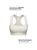 Women - Bustier made of Modal in White, Unicoloured, from the Seamless Natural series by CALIDA