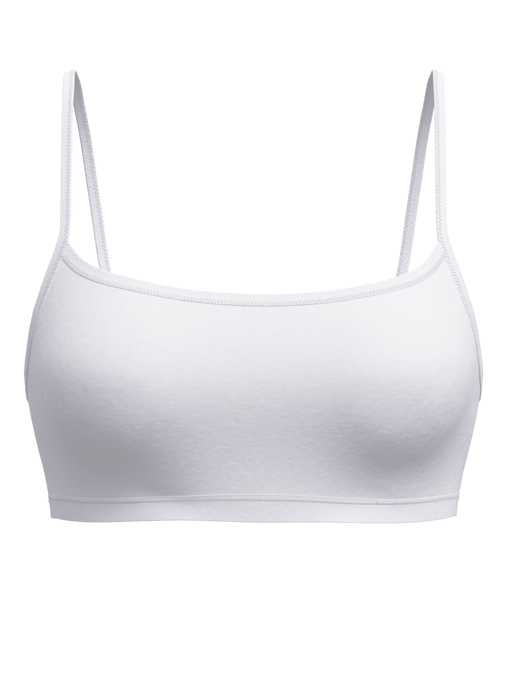 Femme - Brassière en Polyamide de couleur Blanc, Unicolore, de la série Sleek Skin de CALIDA