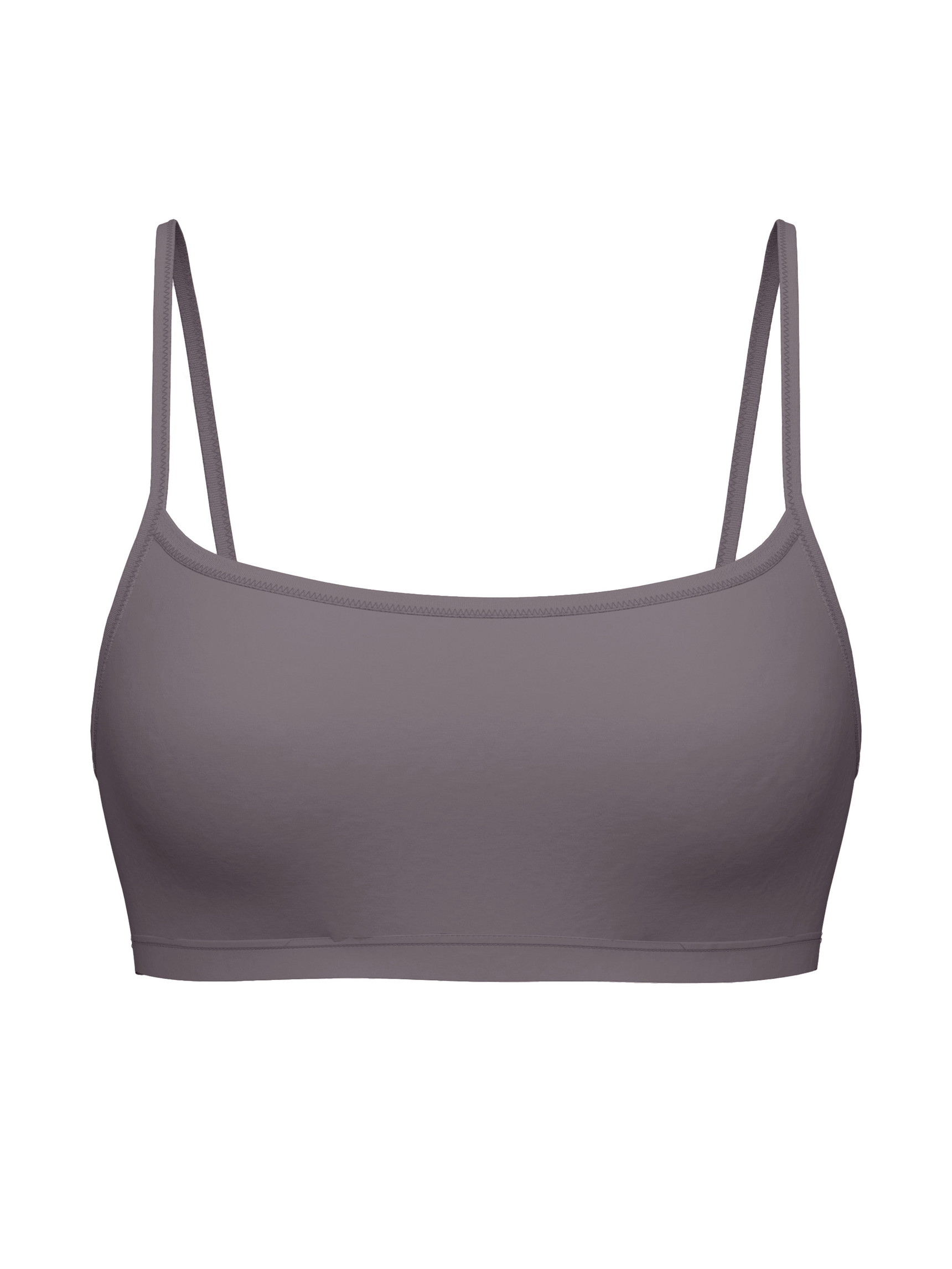 Femme - Brassière en Polyamide de couleur Marron, Unicolore, de la série Sleek Skin de CALIDA