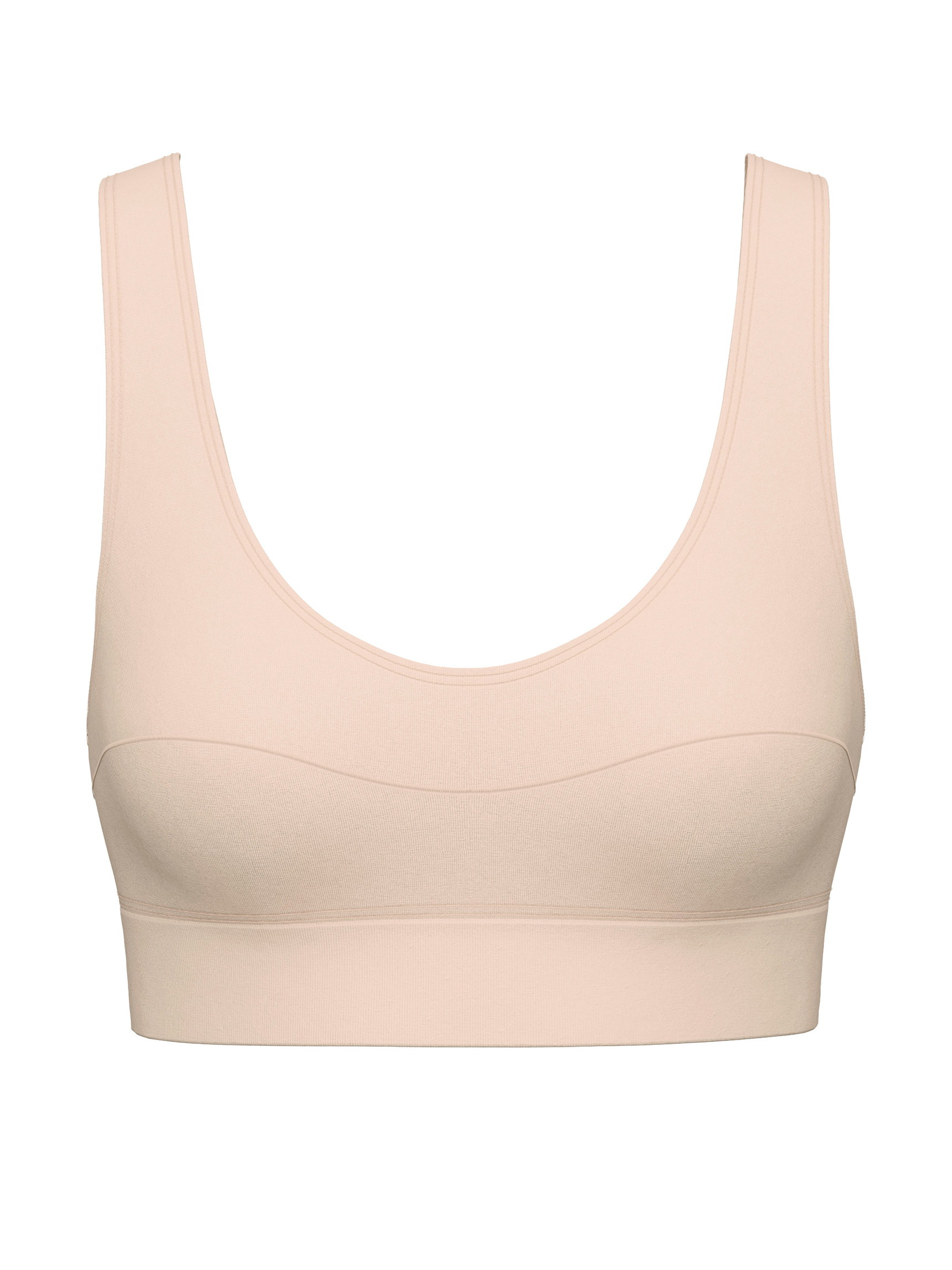 Women - Bustier made of Cotton in Pink, Unicoloured, from the Elastic series by CALIDA