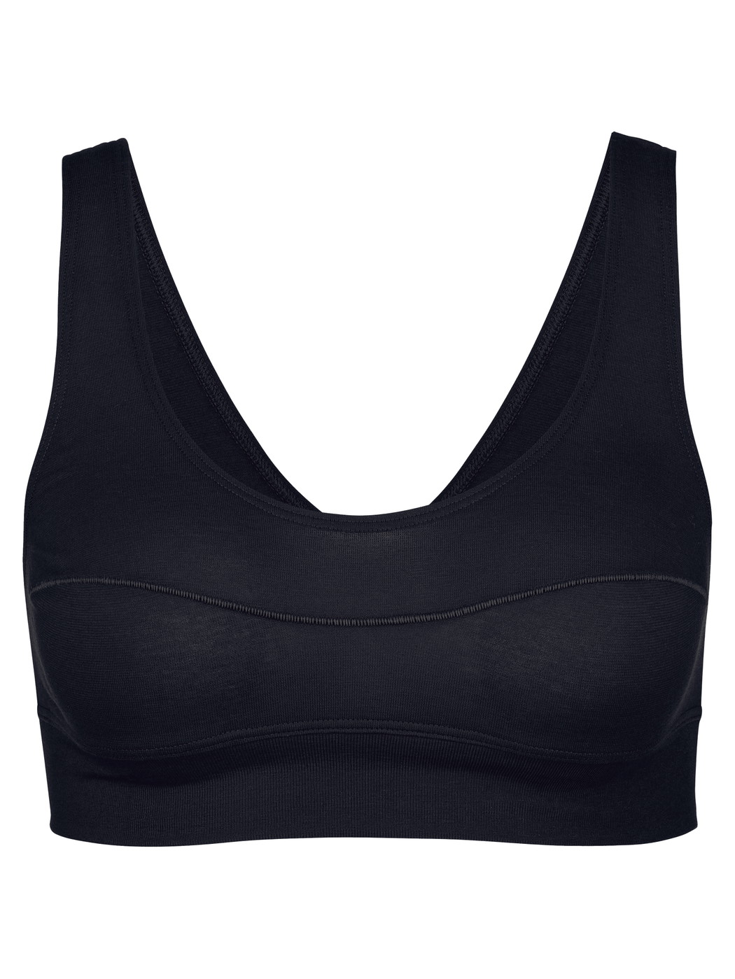Women - Bustier made of Cotton in Blue, Unicoloured, from the Elastic series by CALIDA