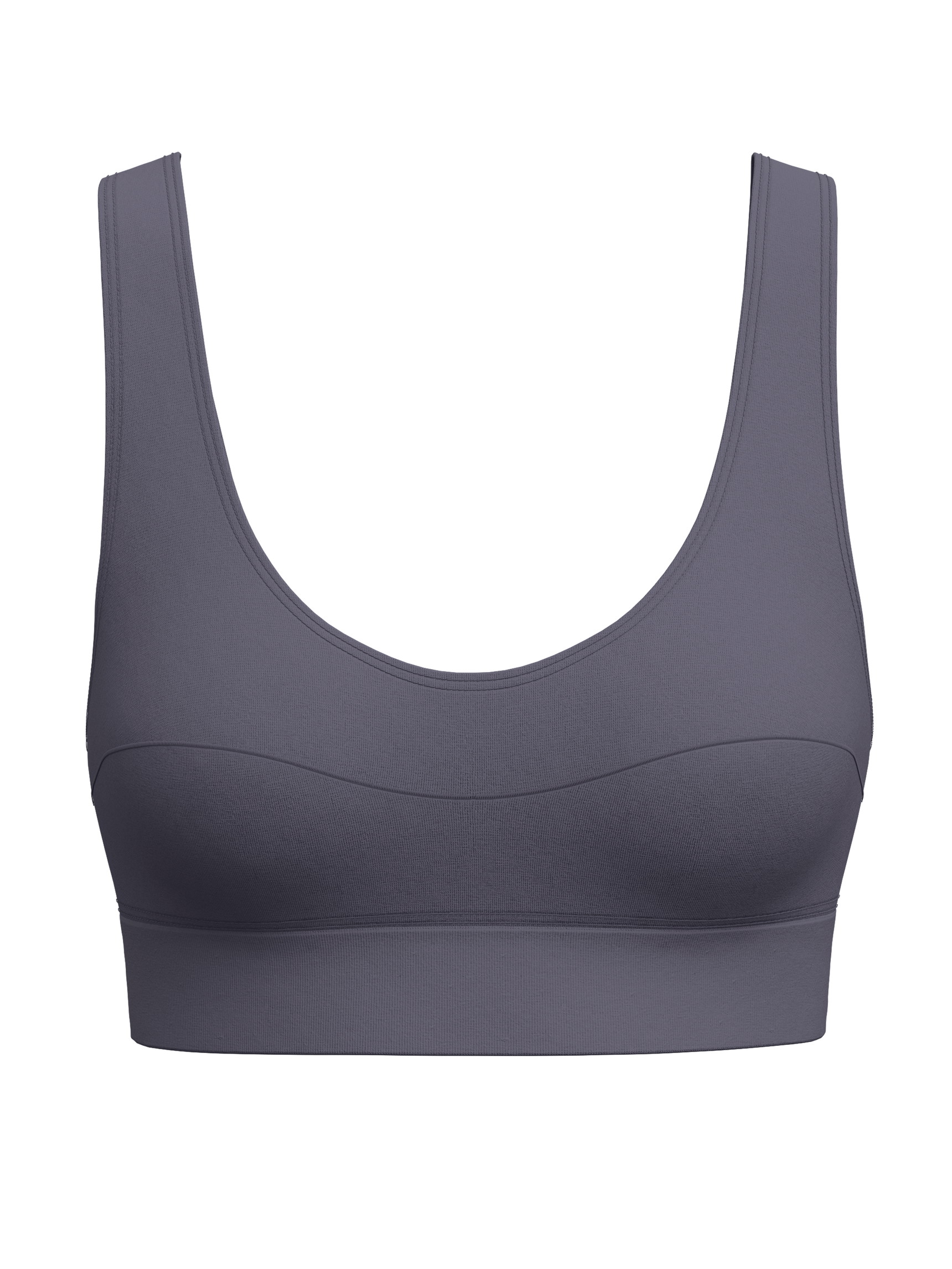 Women - Bustier made of Cotton in Grey, Unicoloured, from the Elastic series by CALIDA