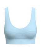 Donna - Bustier in Cotone di colore Blu, Tinta unita, della serie Elastic di CALIDA