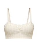 Damen - Bustier aus Baumwolle in Beige, Spitze aus Serie Etude Toujours von CALIDA