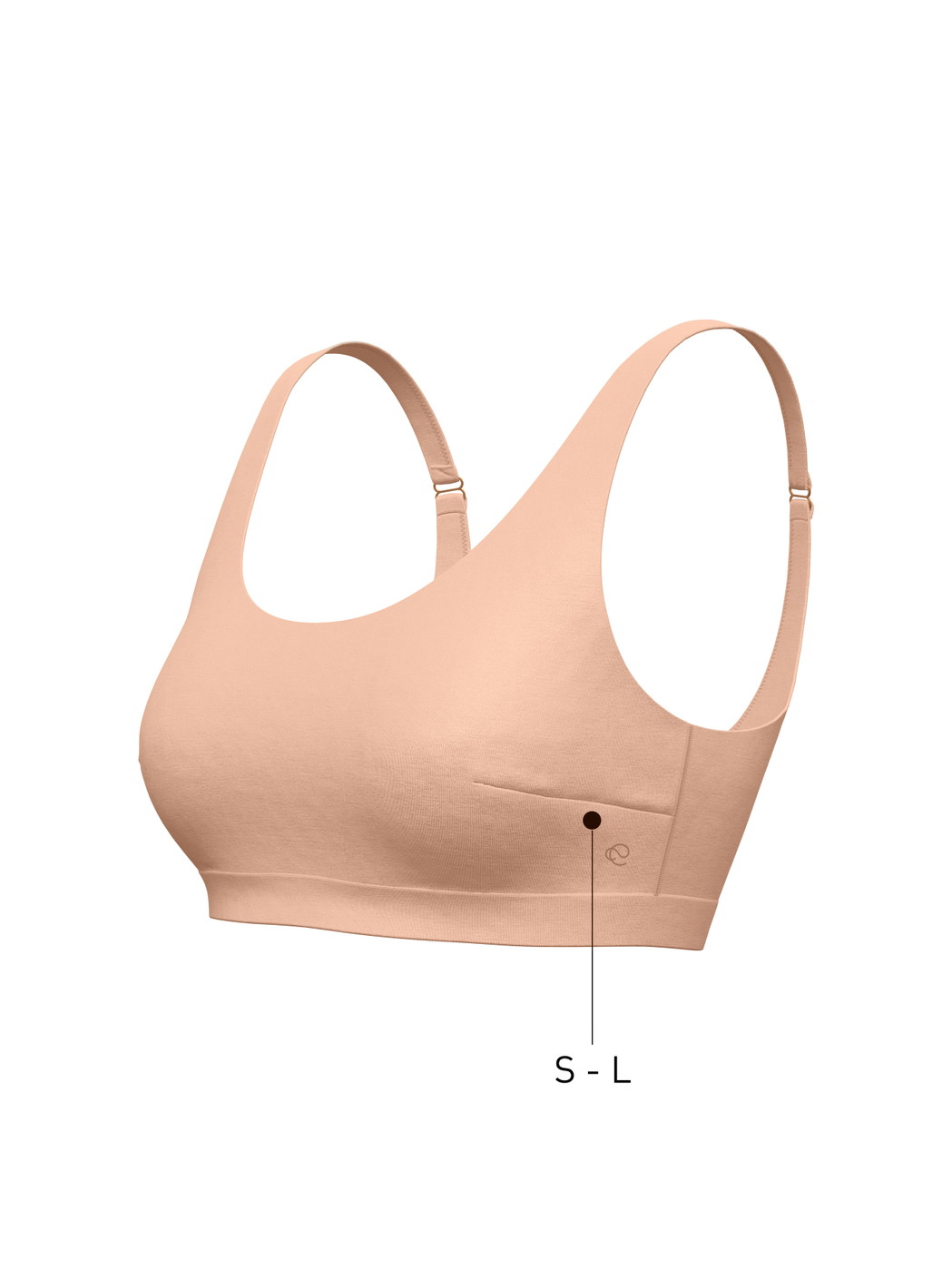 Femme - Brassière en Modal de couleur Beige, Unicolore, de la série Natural Skin de CALIDA