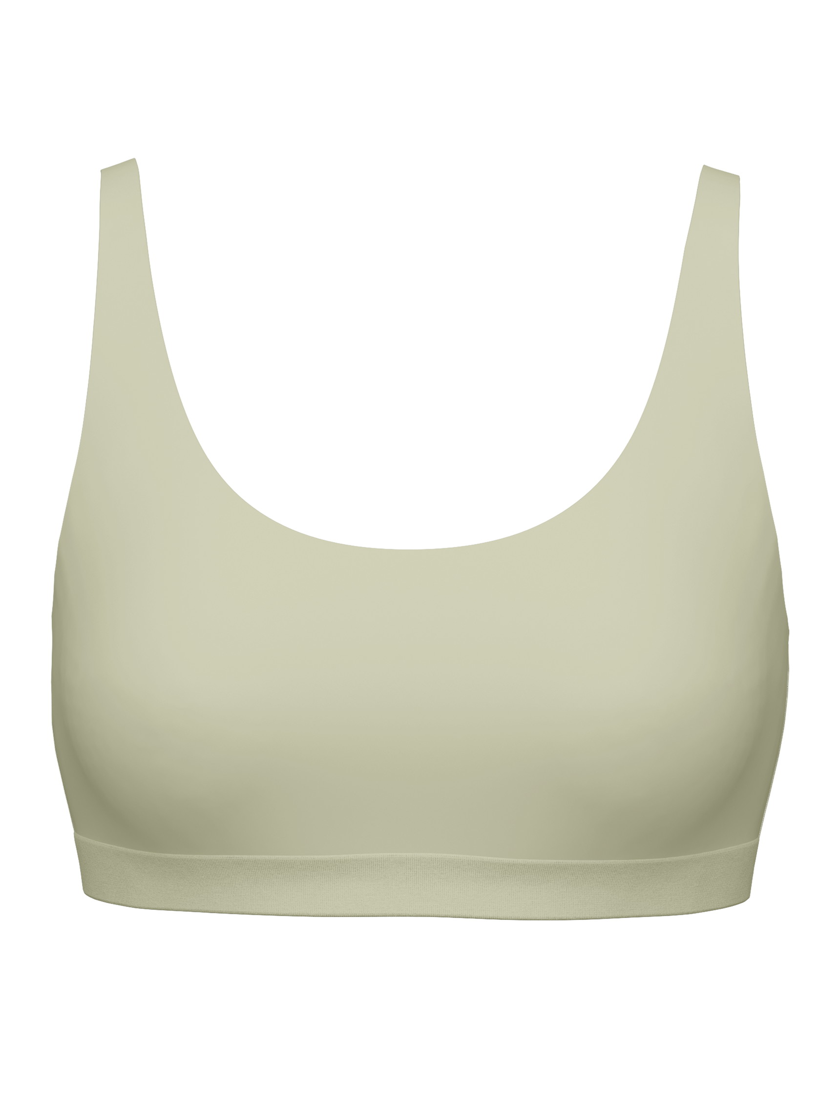 Damen - Bustier aus Modal in Grün, Einfarbig aus Serie Natural Skin von CALIDA