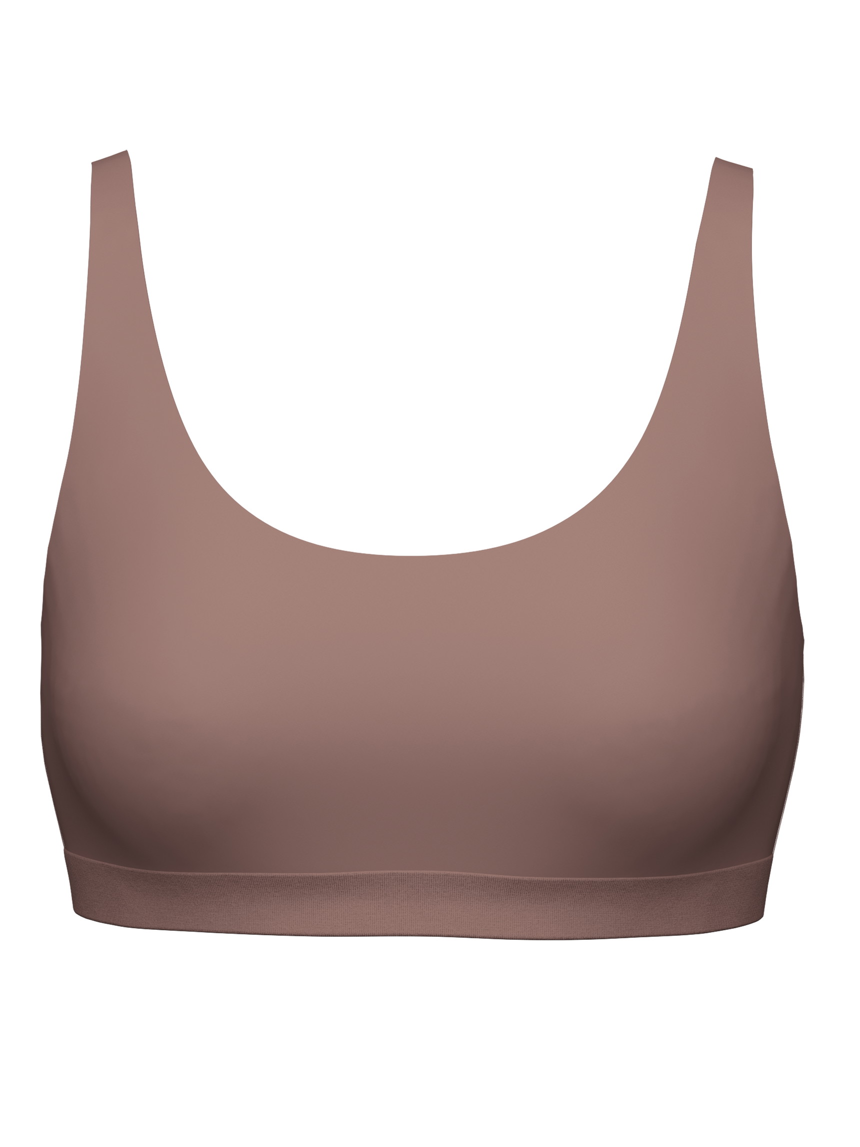 Damen - Bustier aus Modal in Braun, Einfarbig aus Serie Natural Skin von CALIDA
