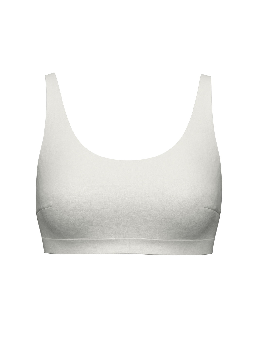 Femme - Brassière en Modal de couleur Blanc, Unicolore, de la série Natural Skin de CALIDA