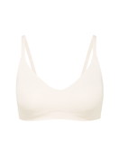 Women - Bustier with adjustable straps & removable pads made of Modal in White, Unicoloured, from the Natural Skin series by CALIDA