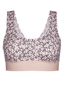 Damen - Bustier mit Softbund aus Baumwolle in Rosa, Floral aus Serie Elastic Trend von CALIDA