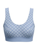 Damen - Bustier mit Softbund aus Baumwolle in Blau, Kariert aus Serie Elastic Trend von CALIDA