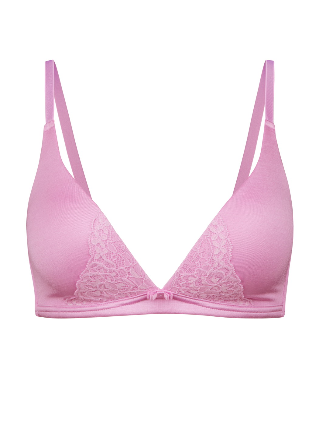 Donna - Reggiseno a triangolo senza ferretti in Viscosa di colore Rosa, Pizzo, della serie Sensual Secrets di CALIDA