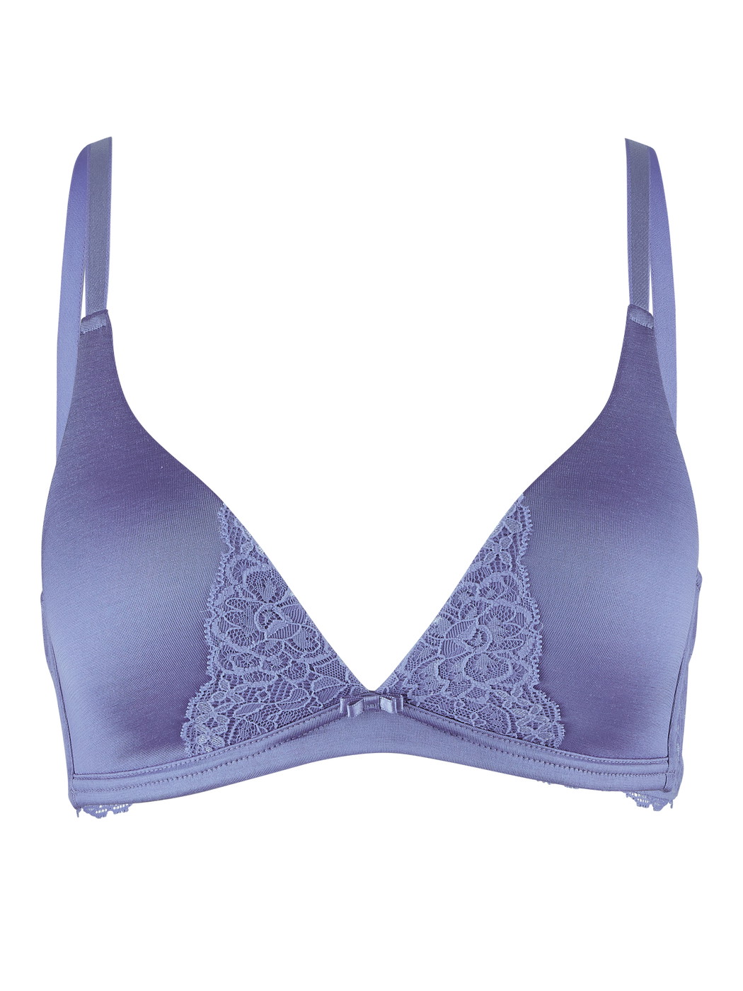 Women - Triangle bra without underwire made of Cotton in Purple, Lace, from the Sensual Secrets series by CALIDA