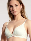 Donna - Reggiseno a triangolo senza ferretti in Cotone di colore Beige, Pizzo, della serie Sensual Secrets di CALIDA, Dettaglio