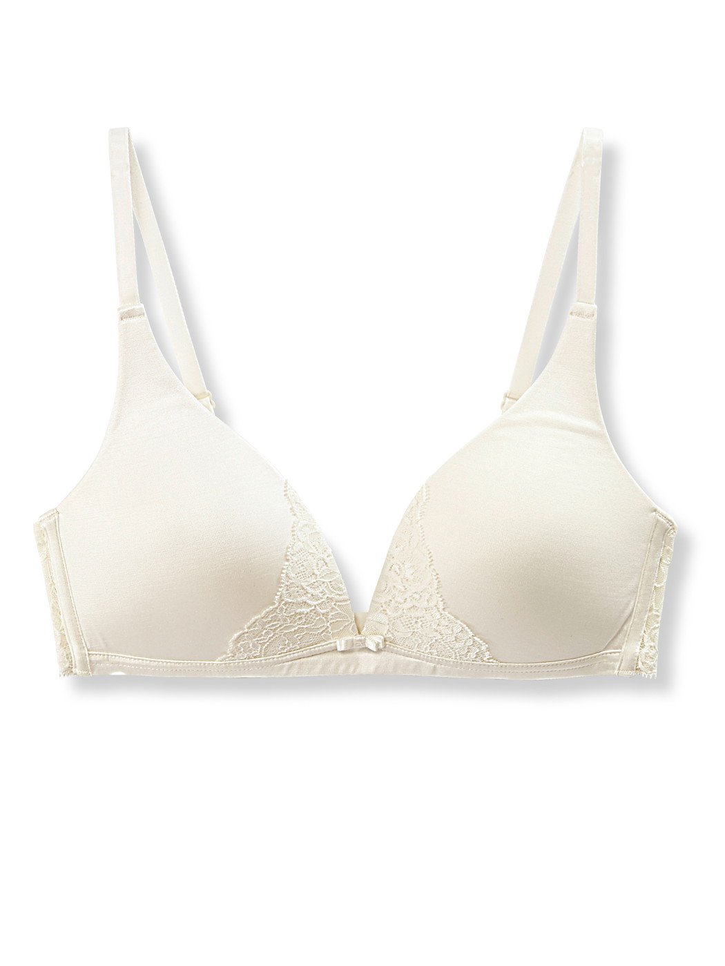 Donna - Reggiseno a triangolo senza ferretti in Cotone di colore Beige, Pizzo, della serie Sensual Secrets di CALIDA