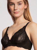 Women - Soft non-wired bra made of Polyamide in Black, Lace, from the Sensual Secrets series by CALIDA, Detail