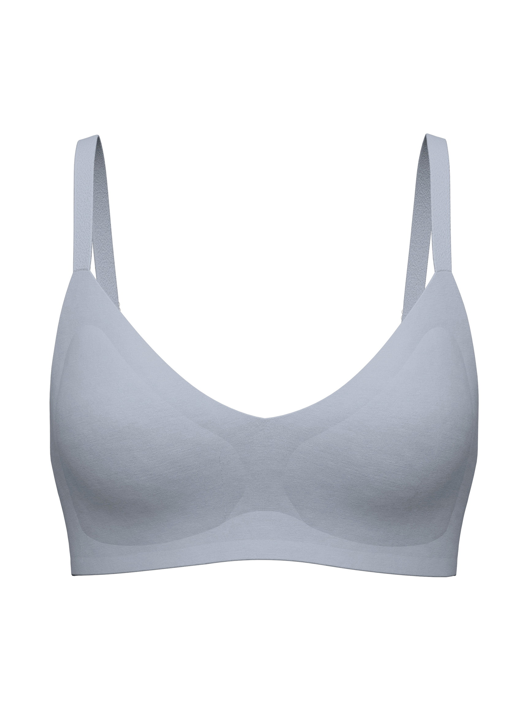 Women - Bonded Bra made of Modal in Grey, Unicoloured, from the Natural Skin series by CALIDA