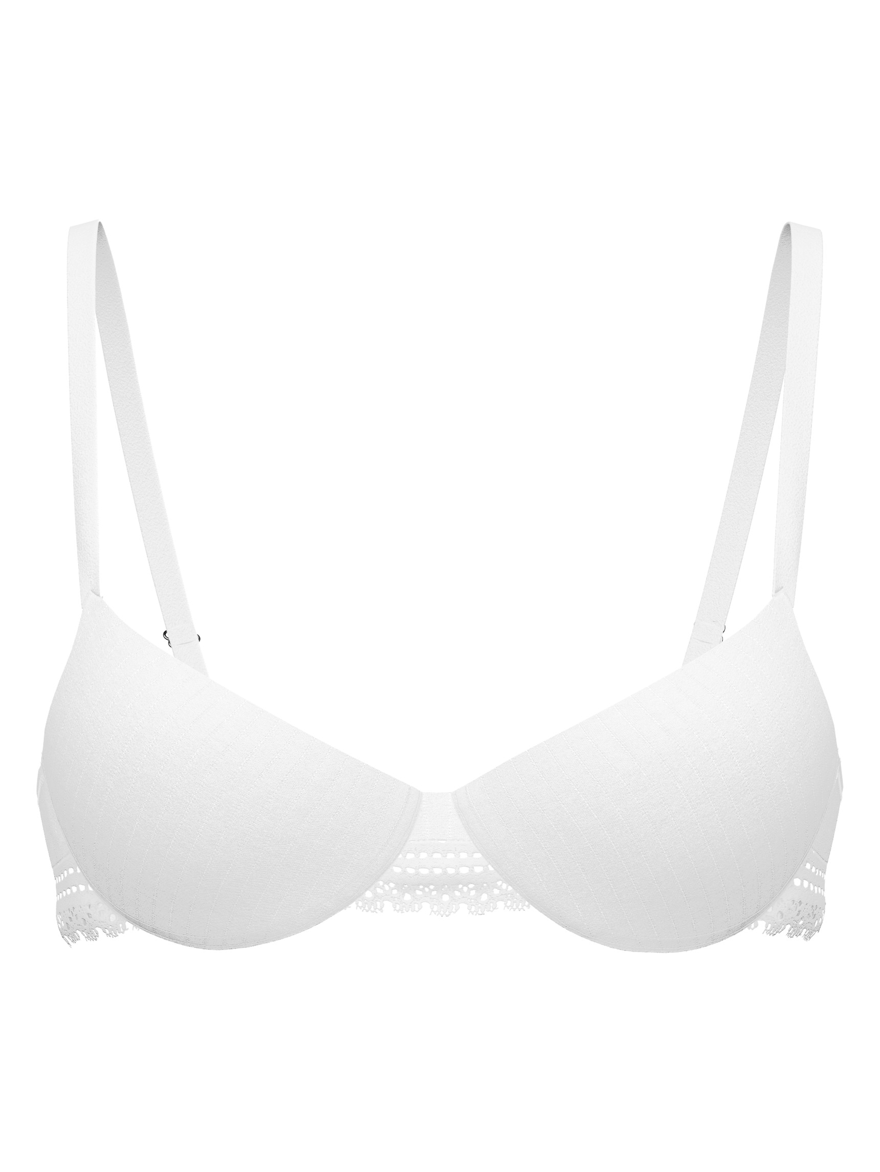 Damen - Bügel-BH aus Modal in Weiß, Spitze aus Serie Etude Ajours von CALIDA