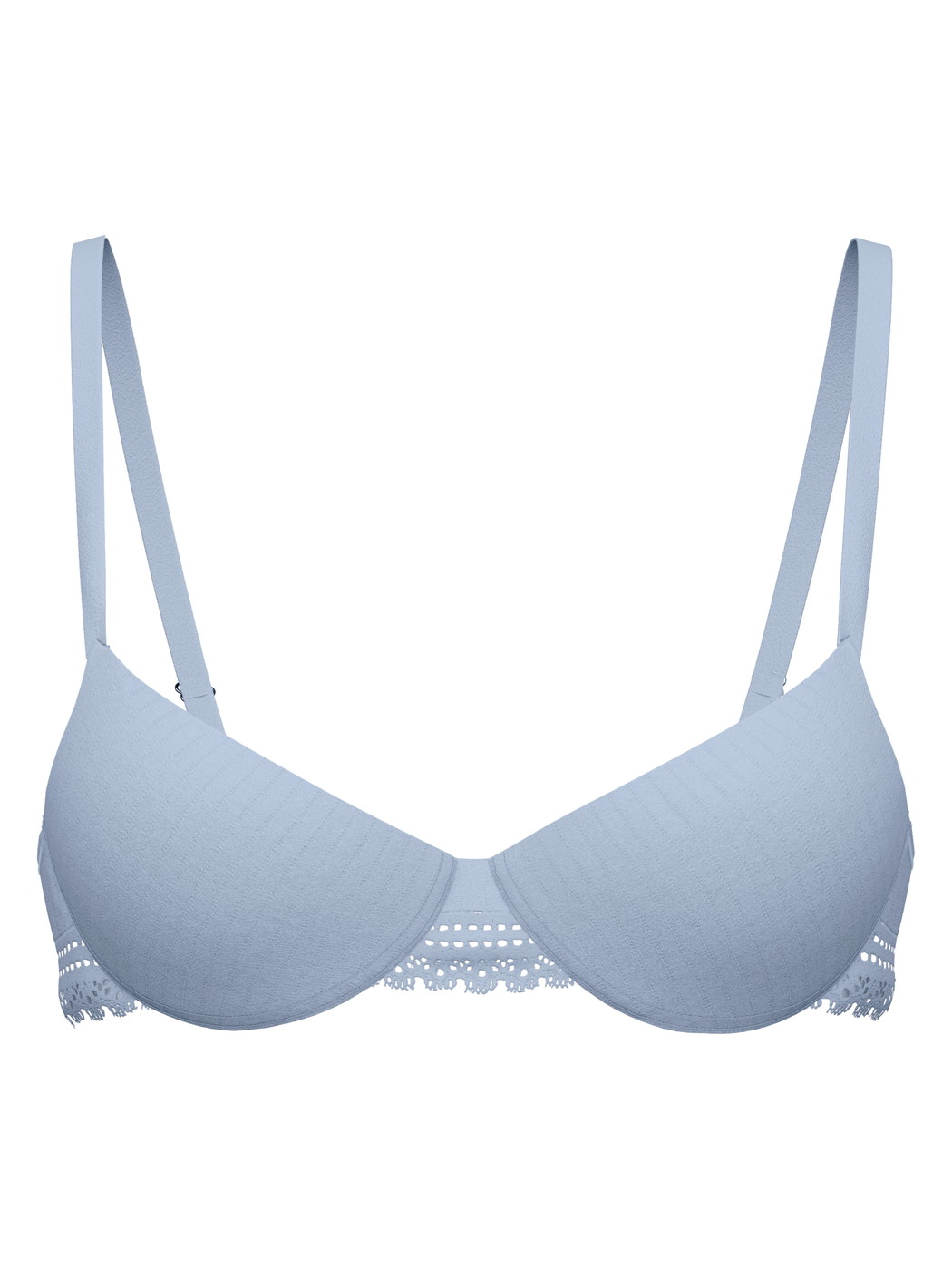 Women - underwired bra made of Modal in Blue, Lace, from the Etude Ajours series by CALIDA