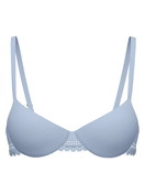 Femme - Soutien-gorge à armatures en Modal de couleur Bleu, Dentelle, de la série Etude Ajours de CALIDA