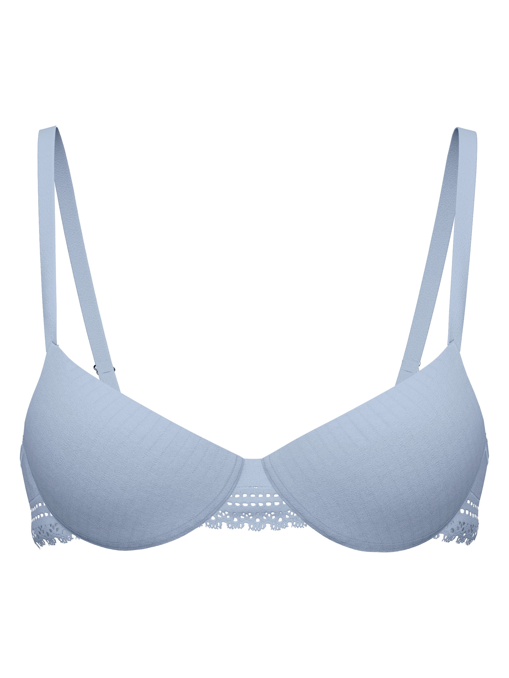 Damen - Bügel-BH aus Modal in Blau, Spitze aus Serie Etude Ajours von CALIDA