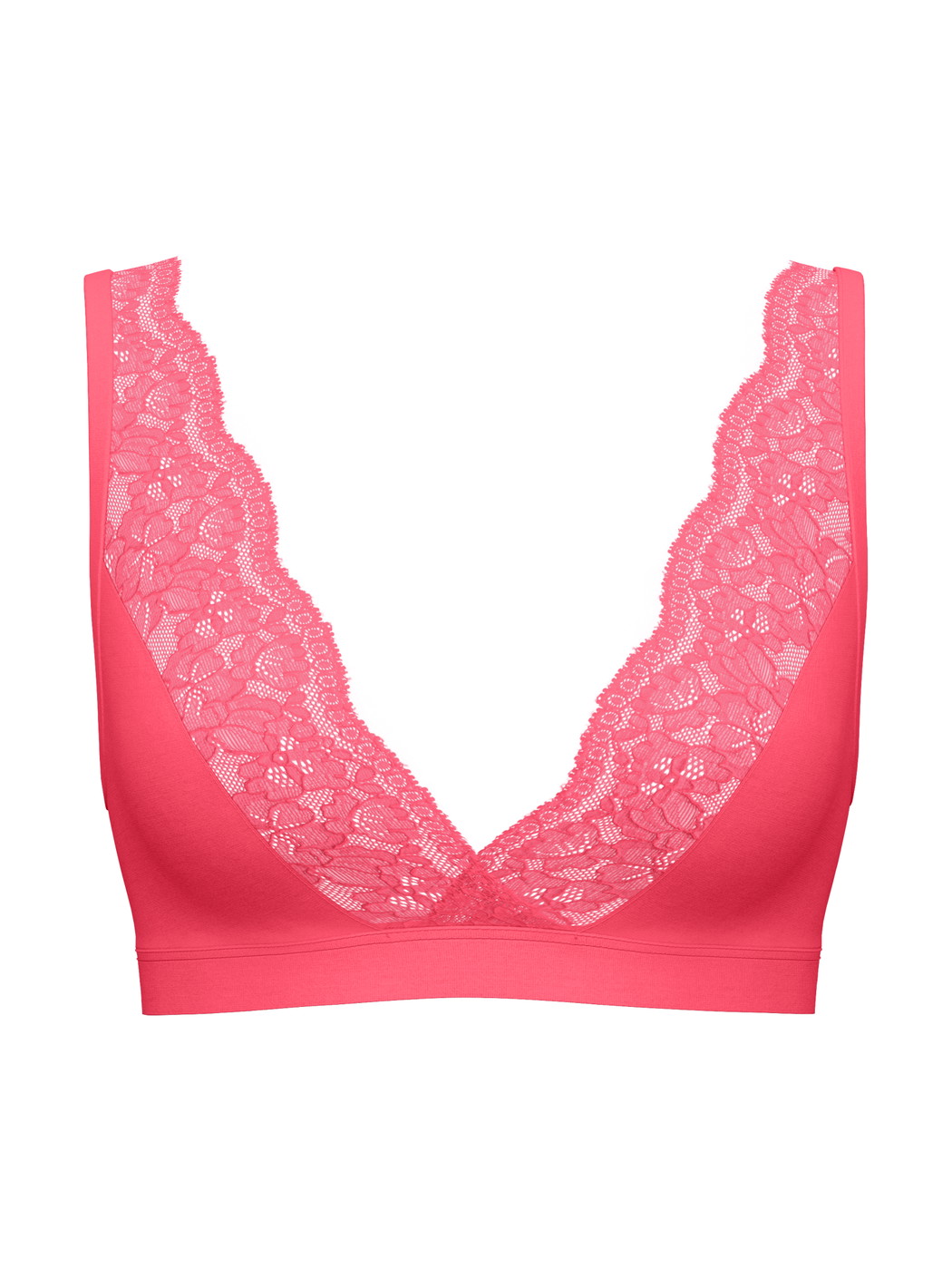 Damen - Soft-BH ohne Bügel aus Modal in Rosa, Spitze aus Serie Modal Love von CALIDA