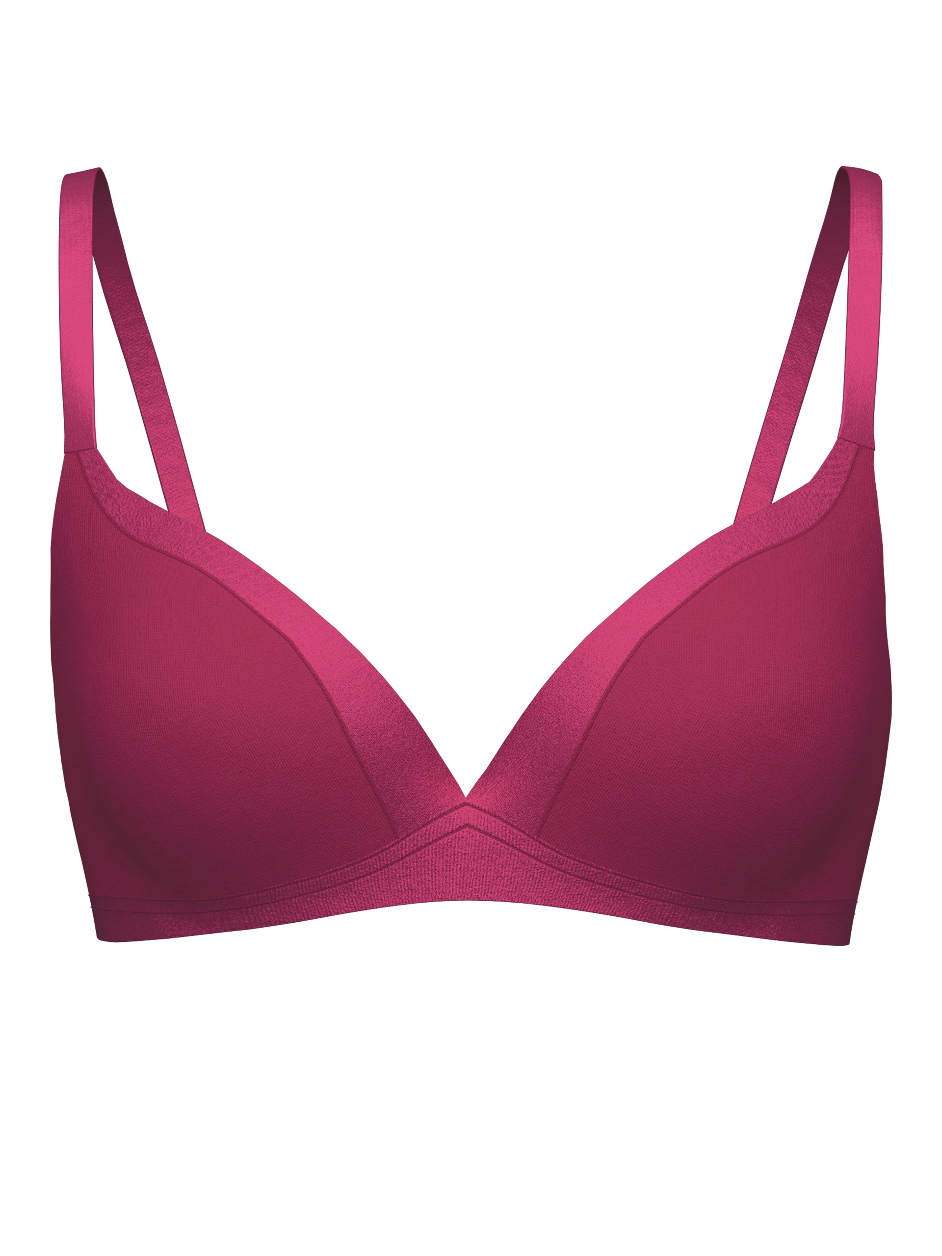 Donna - Reggiseno soft senza ferretti in Cotone di colore Rosa, Tinta unita, della serie Cate di CALIDA