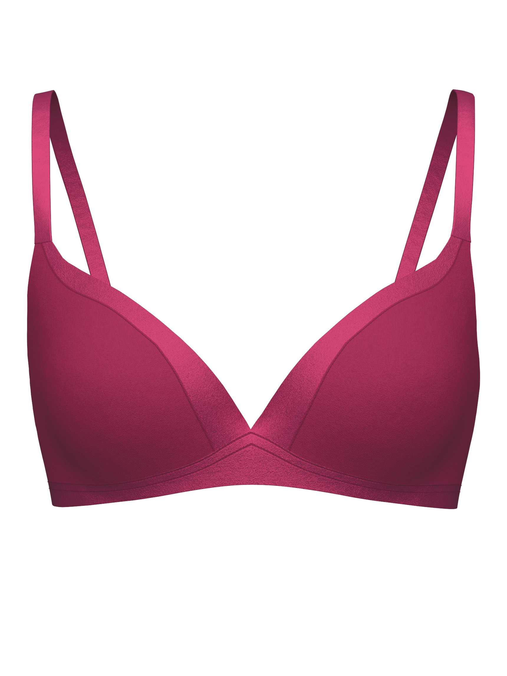 Women - Soft bra without underwire made of Cotton in Pink, Unicoloured, from the Cate series by CALIDA