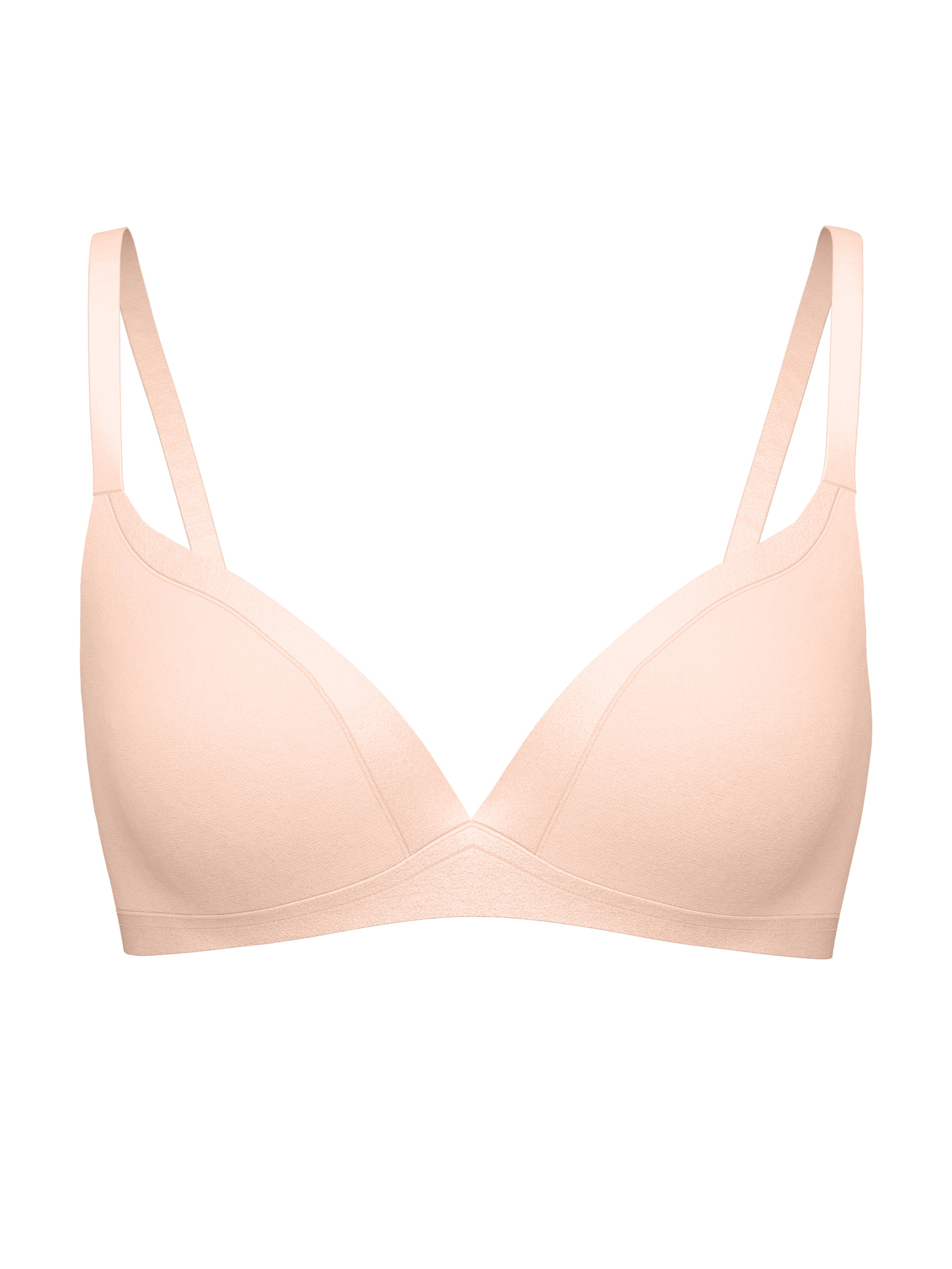 Donna - Reggiseno soft senza ferretti in Cotone di colore Rosa, Tinta unita, della serie Cate di CALIDA