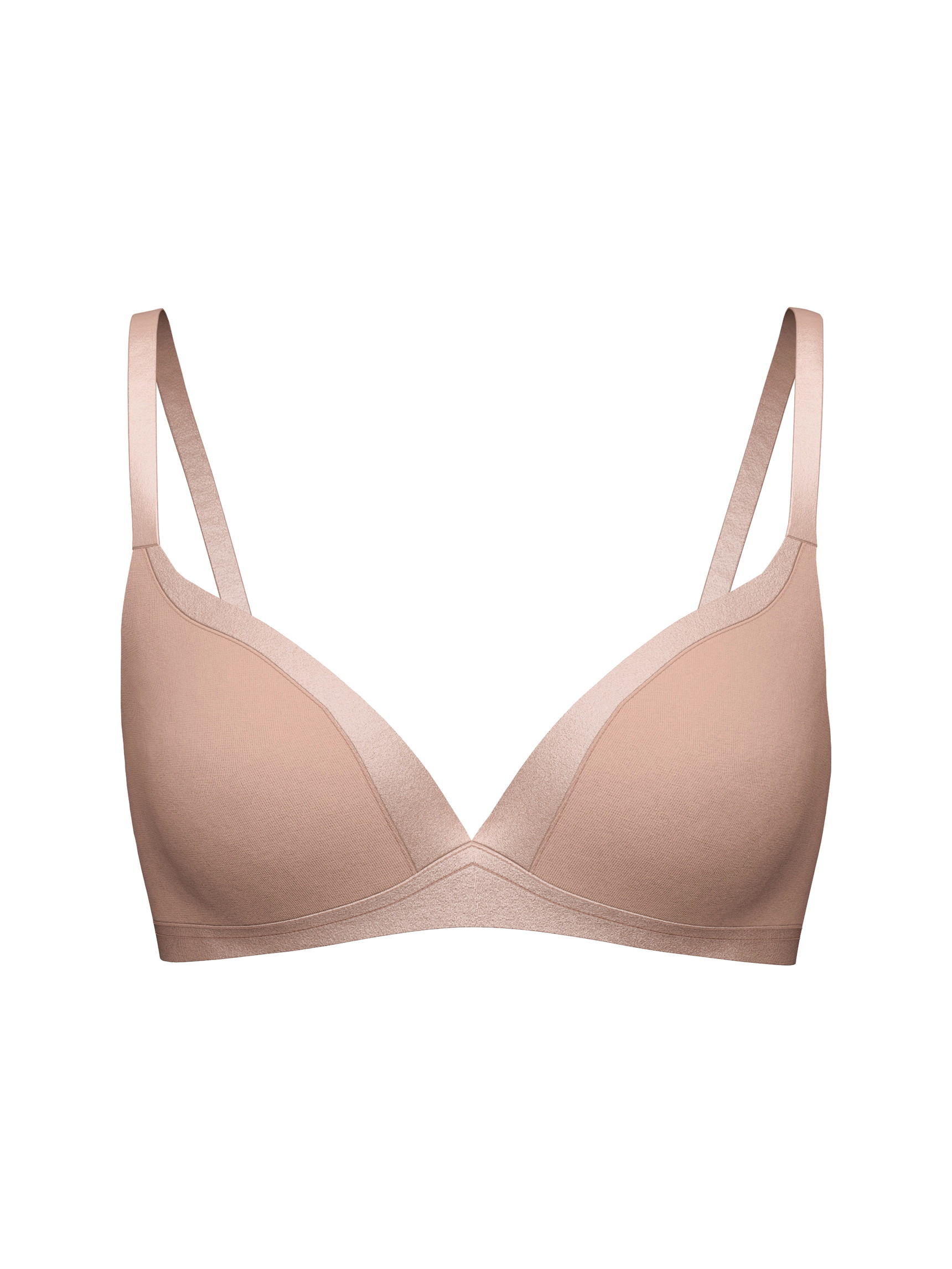 Donna - Reggiseno soft senza ferretti in Cotone di colore Beige, Tinta unita, della serie Cate di CALIDA
