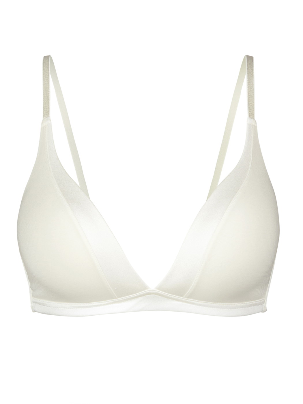 Donna - Reggiseno soft senza ferretti in Cotone di colore Bianco, Tinta unita, della serie Cate di CALIDA