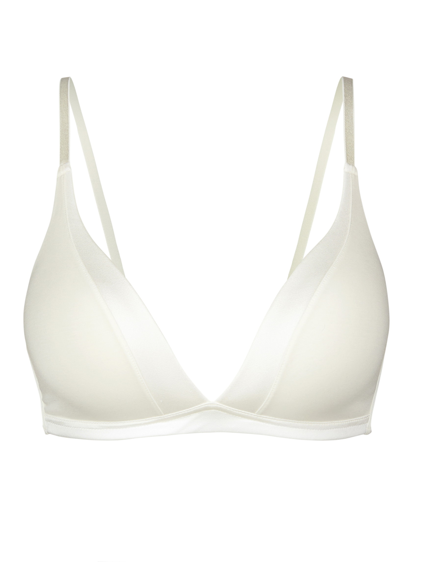 Women - Soft bra without underwire made of Cotton in White, Unicoloured, from the Cate series by CALIDA