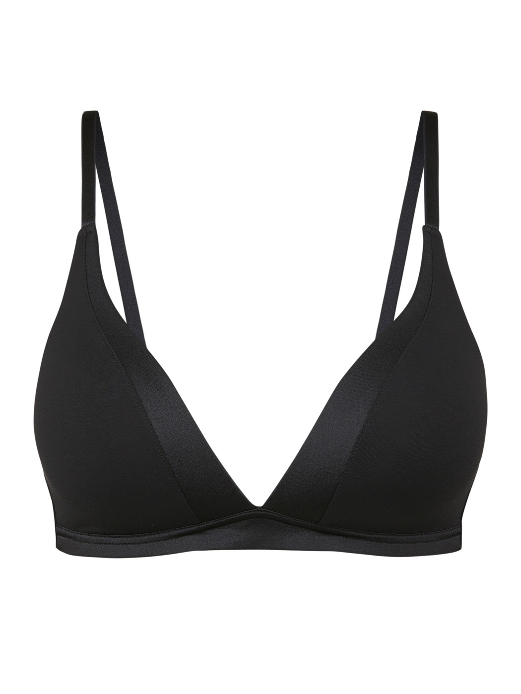 Damen - Soft-BH ohne Bügel aus Baumwolle in Schwarz, Einfarbig aus Serie Cate von CALIDA