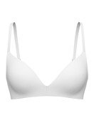 Femme - Soutien-gorge à coques sans armatures en Polyamide de couleur Blanc, Unicolore, de la série Sleek Skin de CALIDA