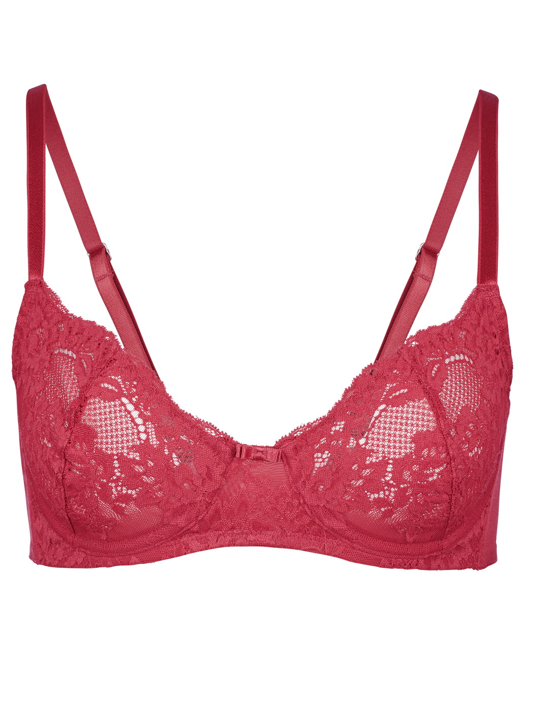 Damen - Bügel-BH aus Modal in Rot, Spitze aus Serie Modal Sense von CALIDA
