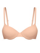 Women - Moulded Bra with Multiway Straps made of Polyamide in Beige, Unicoloured, from the Sleek Skin series by CALIDA