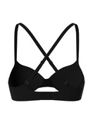 Women - Moulded Bra with Multiway Straps made of Polyamide in Black, Unicoloured, from the Sleek Skin series by CALIDA