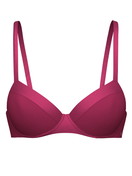 Femme - Soutien-gorge T-shirt à armatures en Coton de couleur Rose, Unicolore, de la série Cate de CALIDA