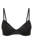Femme - Soutien-gorge T-shirt à armatures en Coton de couleur Noir, Unicolore, de la série Cate de CALIDA