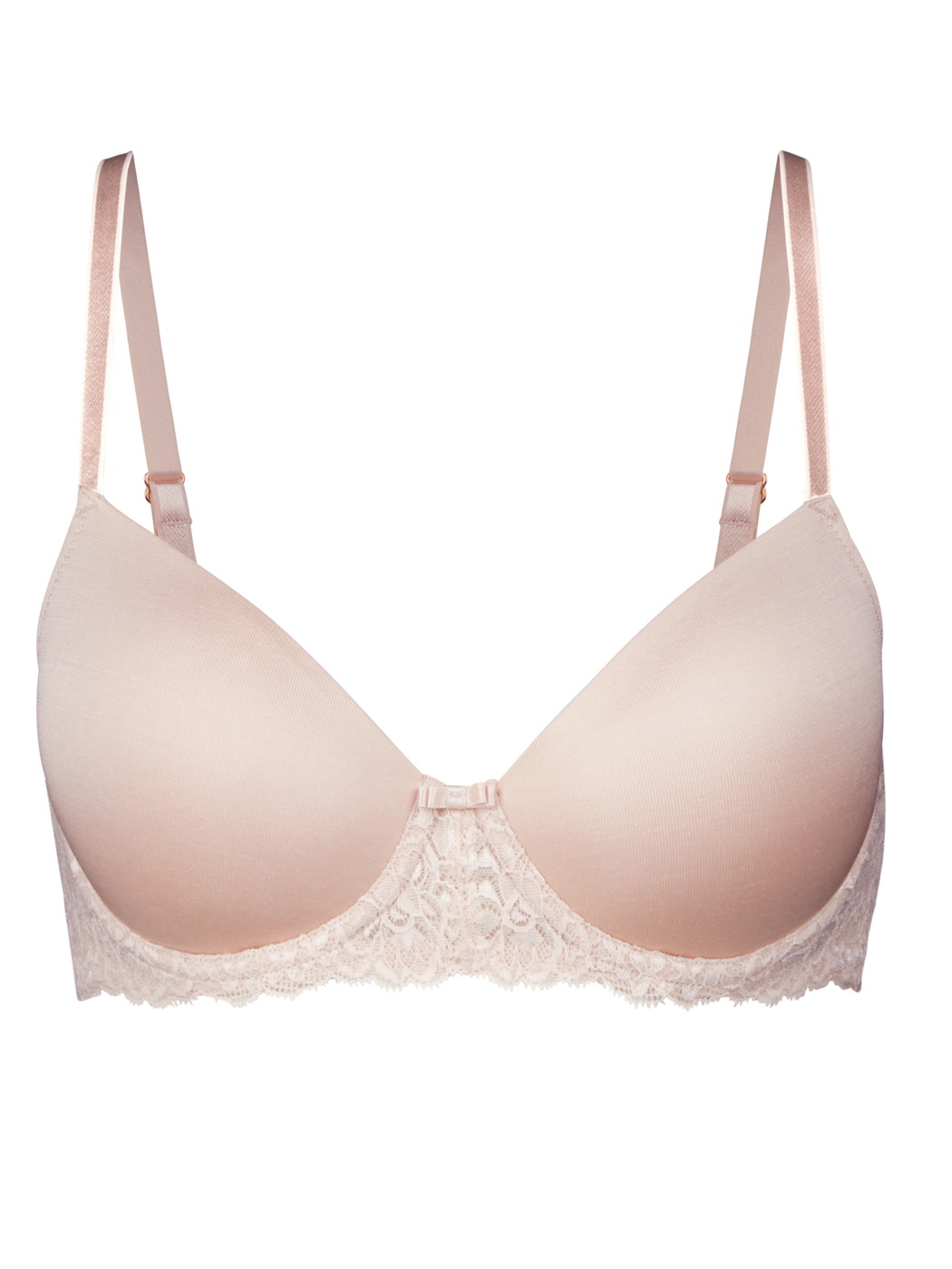 Femme - Soutien-gorge à armatures et coques en Coton de couleur Rose, Unicolore, de la série Sensual Secrets de CALIDA